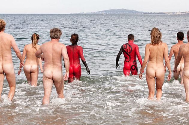 Nude Teen Swimming Beach Video
