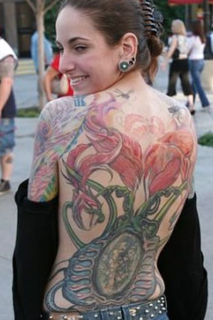 Body Tattoo Nude Women
