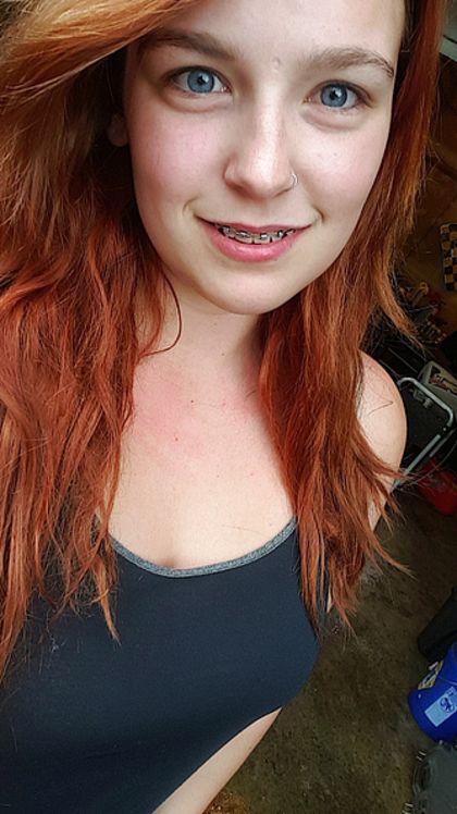 Huge Teen Tits Redhead