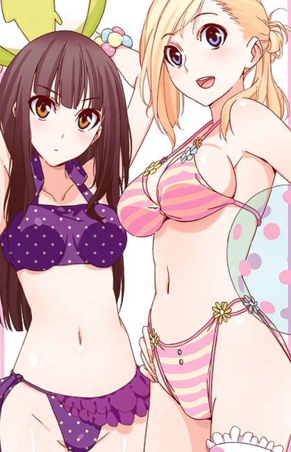 Busty Bikini Cleavage Anime Cartoons Comics Online