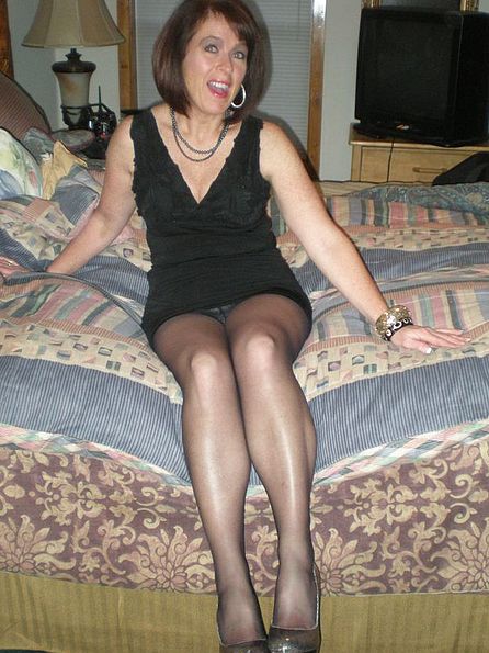 Nude Stocking Gorgeous Woman Busty Nylon Black Corsett Mini Skirt High Heels