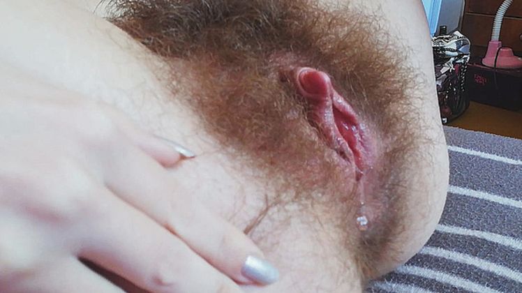 Hairy Teen Orgasm Vibraor